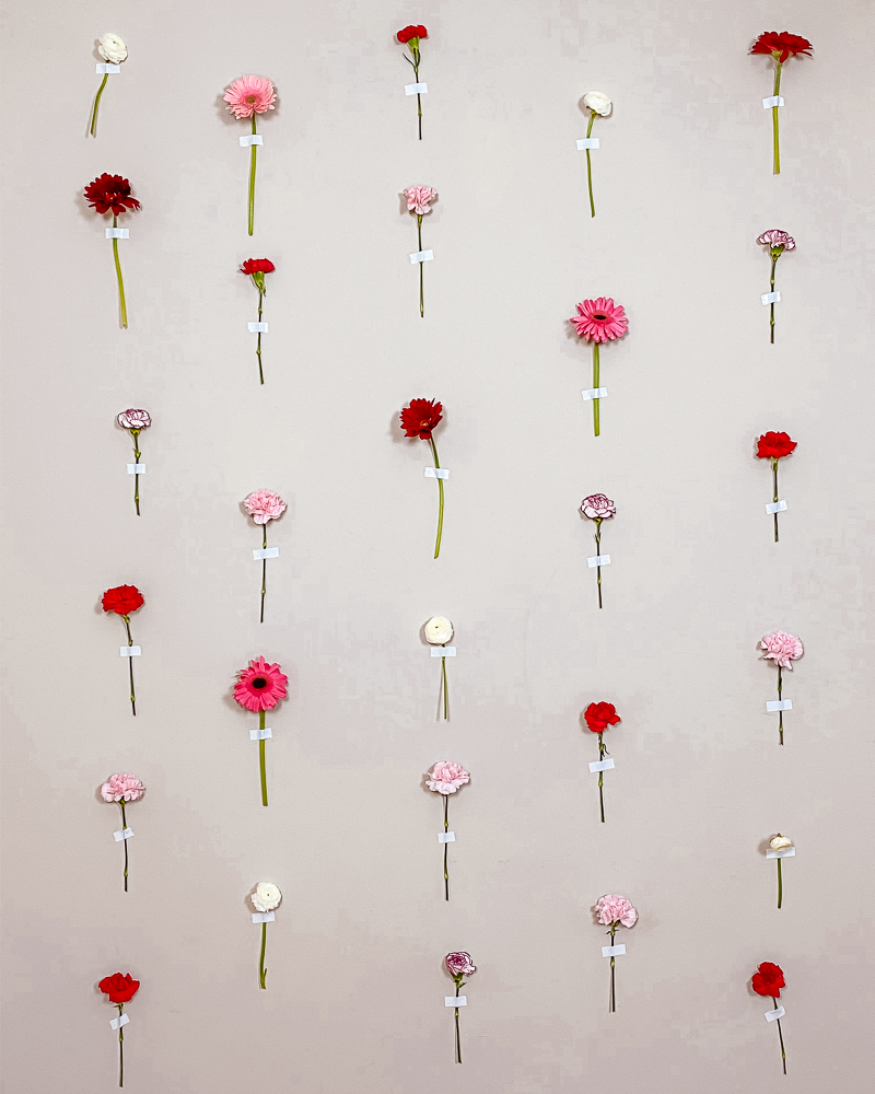 Do It Yourself Flower Wall